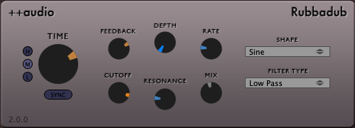 Rubbadub plugin interface